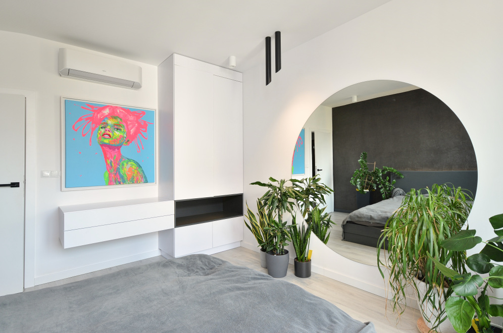 Garderoba na wymiar Warszawa — drzwi lustrzane 5
